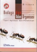 Budaya dan Iklim Organisasi : Teori Aplikasi dan Penelitian