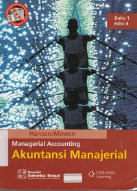 Image of Manajerial Accounting = Akuntasi Manajerial