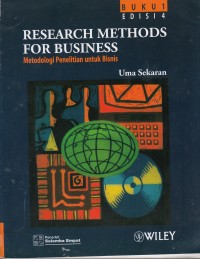 Image of Metodologi Penelitian untuk Bisnis