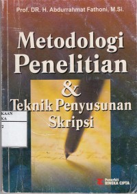 Image of Metodologi Penelitian & Teknik Penyusunan Skripsi