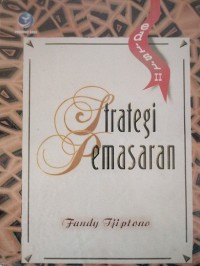 Image of Strategi Pemasaran Edisi II